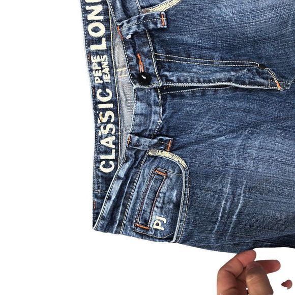 Pepe London Jeans Size 34 Blue - Picture 8 of 10